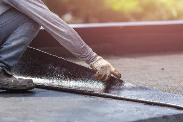 Professional Basement Waterproofing technician working in Irving, NY